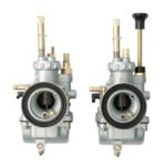 Motorcycle Carburetor Replacement for Kawasaki Mustang Huari Hsiungfeng DX100 KE100 HR100 Two-Stroke Motobikes, Durable Zinc Carburetter – Cable