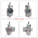38mm Motorcycle Carburetor Carb for 2-Stroke ATV Quad UTV Motorcycle VM38-9 42-6025 13-5006 – VM38 Cable